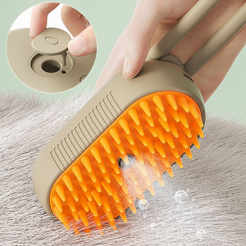 Cat Steam Brush Steamy Dog Brush 3 In 1 Electric Spray Cat Hair Brushes For Massage Pet Grooming Comb Hair Removal Combs Pet Products - Nukindz