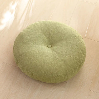 Round Chenille Meditation & Floor Seating Cushion - Nukindz