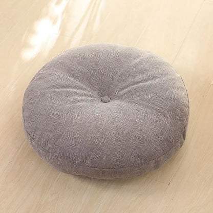 Round Chenille Meditation & Floor Seating Cushion - Nukindz