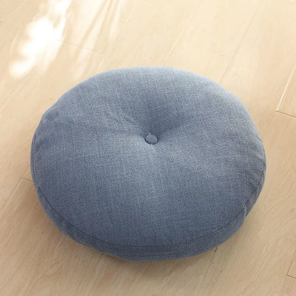 Round Chenille Meditation & Floor Seating Cushion - Nukindz
