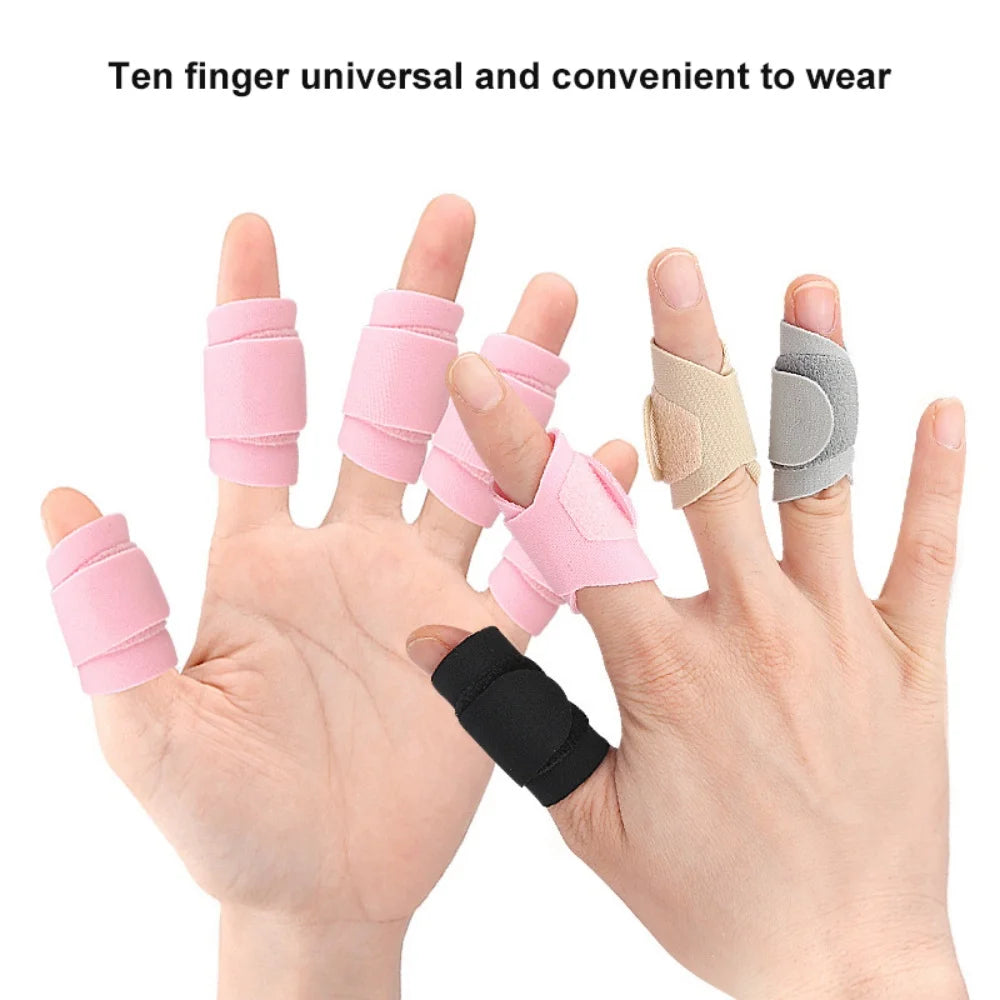 5-Pack Adjustable Finger Straps for Pain Relief & Support - Nukindz